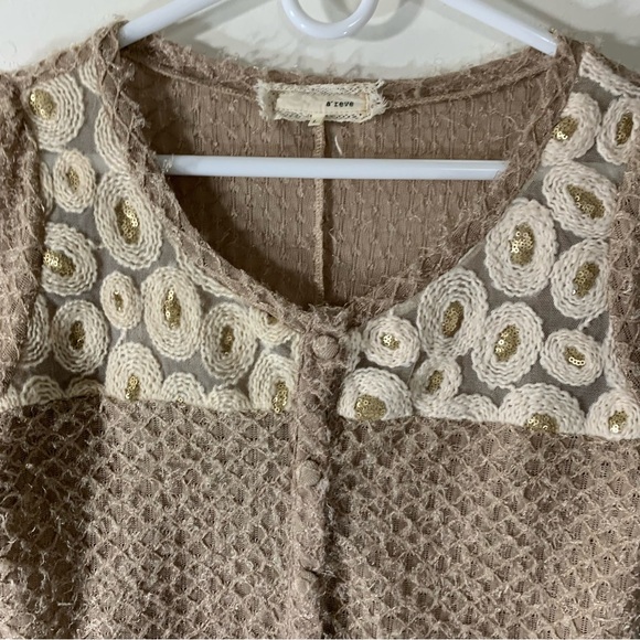 A’reve Embroidered shabby Chic Cardigan - Picture 2 of 11